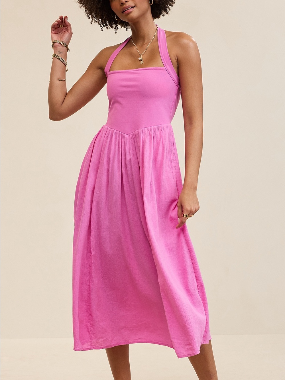 Aerie at the barre halter dress